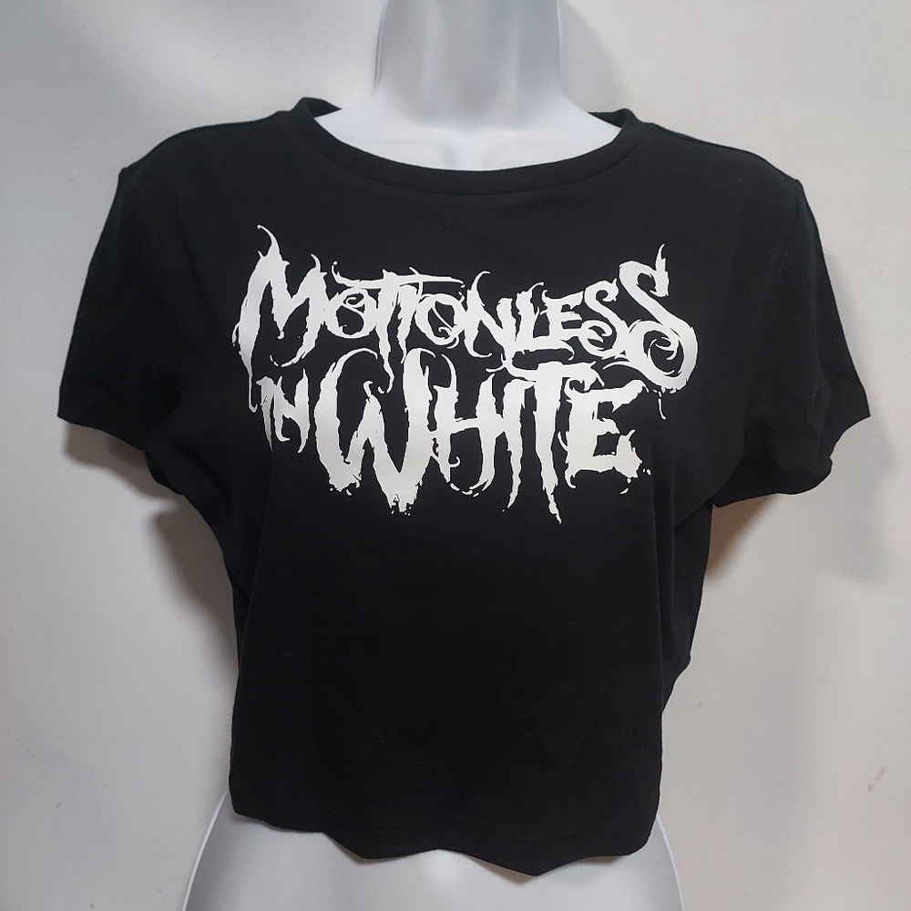 Motionless in white crop top motionless in white baby tee miw shirt